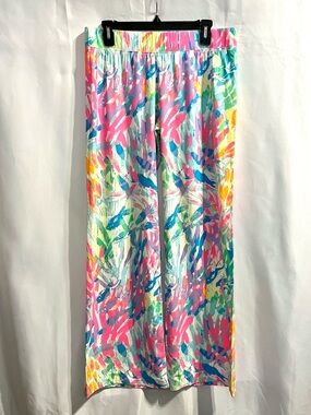 Lilly Pulitzer Bal Harbour Palazzo Pants Womens Medium. Sparkling Sands Print